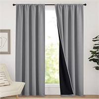 NICETOWN 100% Blackout Curtains for Bedroom -