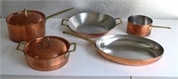 Paul Revere Copperware Pans