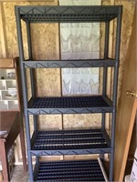 5 - shelf composite shelving unit