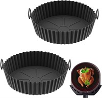 NEW (2PK 3.5/7QT) Air Fryer Silicone Liner