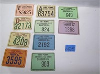 1940s-1970s Vintage Hunting Licenses