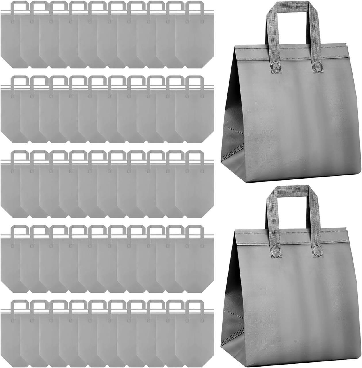 Hushee 200 Pcs Insulated Take out Bags 10x11x6