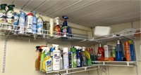 Shelf of Cleaning Agents including Febreeze