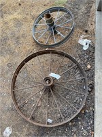 2-Steel Wagon Wheels