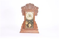 Antq Waterbury Clock Co. Gingerbread Mantel Clock