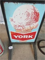 York Double Sided Sign