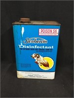 Sunbeam sheep disinfectant gallon tin