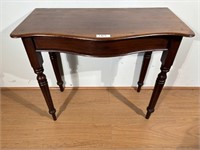 Cedar Serpentine Front Hall Table