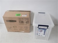 "As Is" BANKERS BOX Plastic Storage Box, 18.5L
