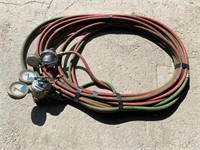 Torch hose with gauges