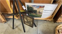 Painting Stand w/ Impressionism & Book