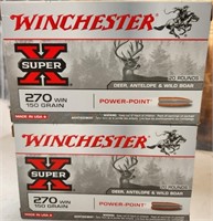 284 - 2 BOXES WINCHESTER SUPER X AMMUNITION (B22)