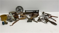 Misc hardware and other items: sheers, razor,