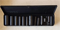 Chrome impact socket set