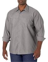 Red Kap Men's Industrial Work Shirt, Regular Fit,