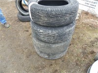 Four 225x60Rx16 tires