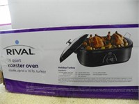 Unused Rival 16 qt roaster oven