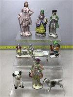 Vintage porcelain figurines and decor. Some