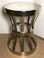 Industrial Chic Metal Side Table