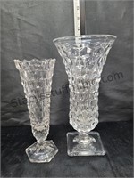 Fostoria Crystal Vases