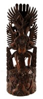 VINTAGE BALINESE WOOD CARVING OF LORD GARUDA