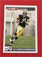 2004 Topps Total 1st Edition Ben Roethlisberger RC