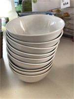 Lot of 9 small ceramic bowls