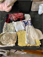 fabric items lot vintage and otherwise