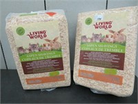 2 BAGS BEDDING FOR PETS