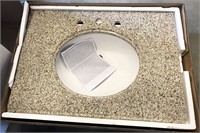 NO SHIPPING: NEW 31" granite vanity top with