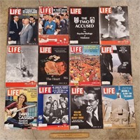 12ct Vintage Life Magazines