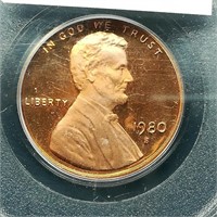 1980 S DCAM PENNY 1C PR69RD PCGS