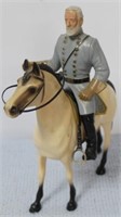 General Lee on Horse Plastic Figure
