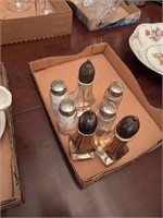 (3) sets of salt and pepper shakers