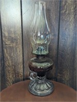 AMBER HURRICANE OIL LAMP