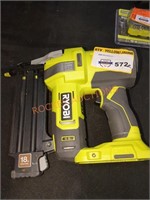 RYOBI 18v 18GA brad nailer, tool Only