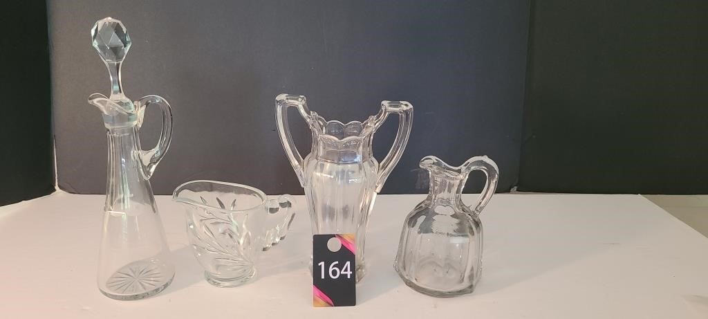 Cruet & Various Glassware