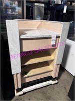 1X, 33"X30.5"X43"T MARBLE TOP MAITRE D' STAND