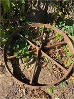 32” antique tractor wheel