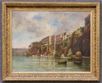 Nicholas Briganti Oil on Board, Sorrento