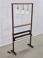 Walnut Freestanding Room Divider Trilight