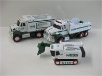 Lot of Hess Corporation Toy Trucks
