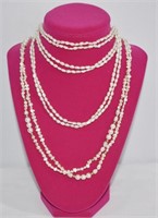 3 Fresh Water Pearl Necklaces