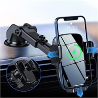 Wireless Car Charger Mount, 15W Fast Charging