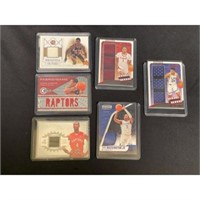 (6) Basketball Patch Cards