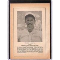 1936 Spalding Photo Page Lefty Grove