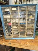 Parts organizer with contents