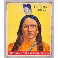 1933 Goudey Indian Gum Sitting Bull Card