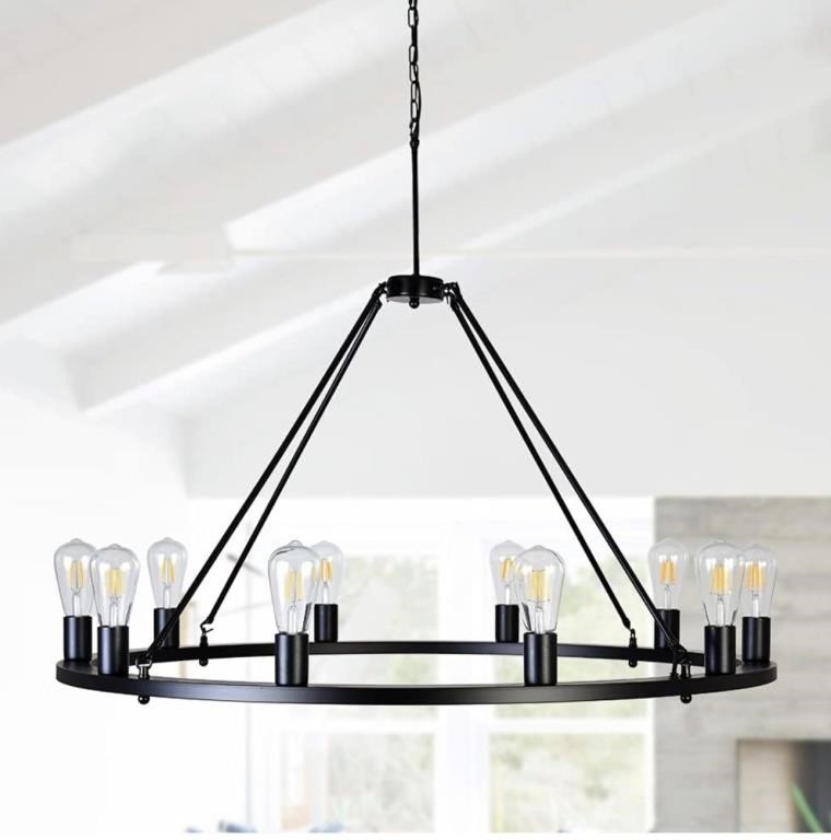 $350Retail-Industrial Farmhouse Chandelier