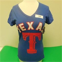 152 GENUINE MERCHANDISE TEXAS RANGERS SHIRT - WOME